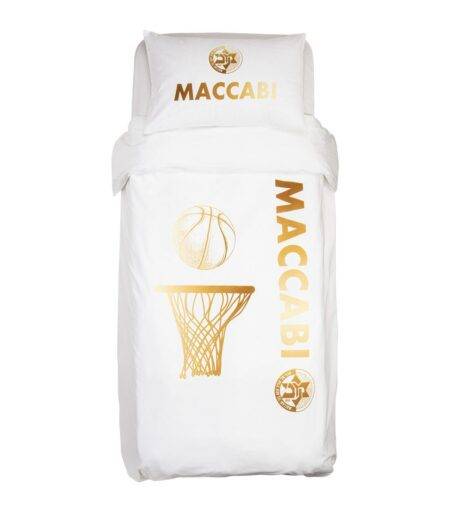 סט מצעים לבן מיטה וחצי