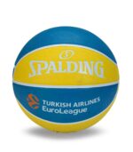 כדורסל יורוליג צהוב כחול ממותג מכבי תל אביב