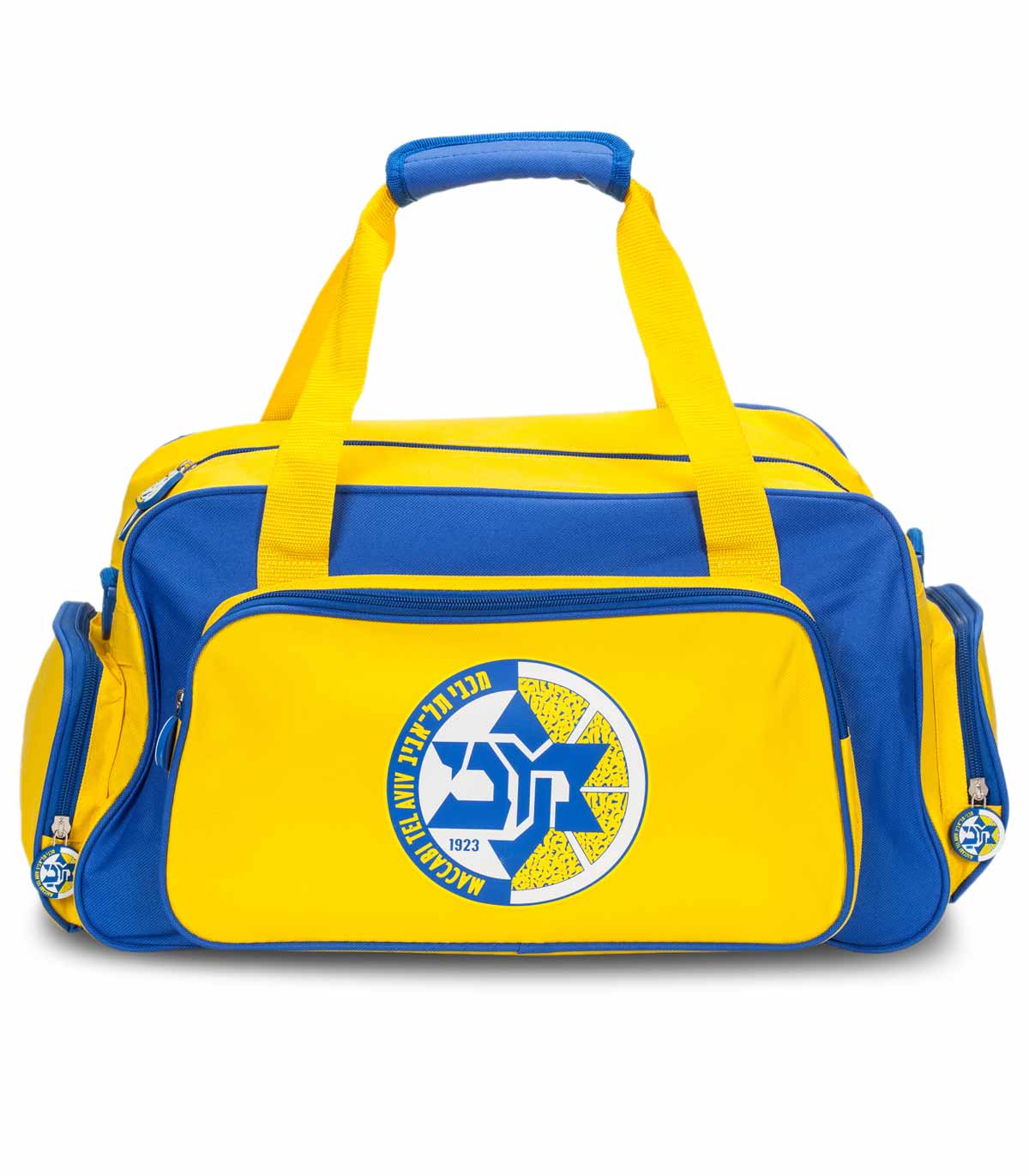 תיק אימון צהוב כחול מכבי תל אביב תיק אימון צהוב כחול מכבי תל אביב