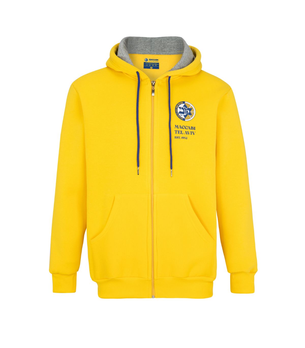ג'קט לוגו מכבי 1932 צהוב בוגרים ג'קט לוגו מכבי 1932 צהוב בוגרים