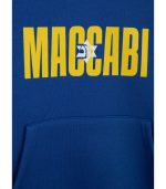 קפוצ'ון MACCABI לוגו רטרו כחול בוגרים