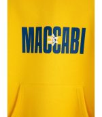 קפוצ'ון MACCABI לוגו רטרו צהוב ילדים