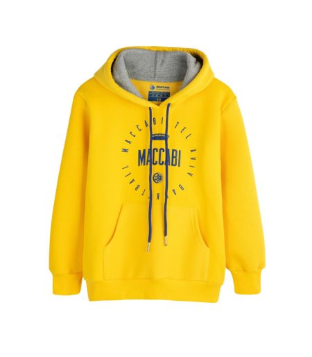 קפוצ'ון היכל MACCABI צהוב ילדים