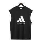 חולצה אופנתי-כדורסל ADIDAS BASKETBALL אפור בוגרים 2025-26