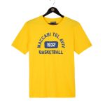טי שירט BASKETBALL 1932 צהובה בוגרים