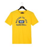 טי שירט BASKETBALL 1932 צהובה בוגרים