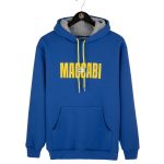 קפוצ'ון MACCABI לוגו רטרו כחול בוגרים