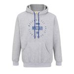 קפוצ'ון MACCABI לוגו רטרו אפור בוגרים