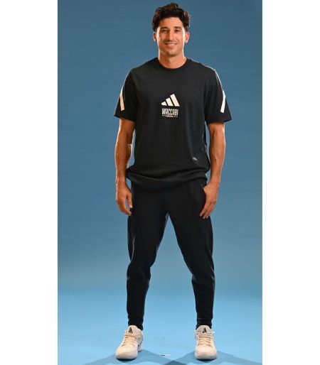 מכנסיים ארוכים כותנה ADIDAS כחול אפרפר בוגרים 2025-26