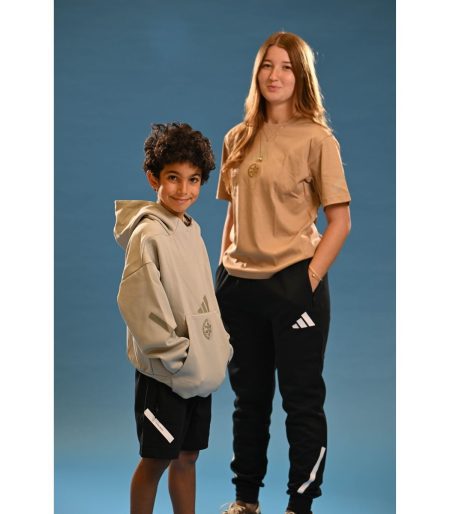 קפוצ'ון ADIDAS Z.N.E אפור ילדים 2025-26