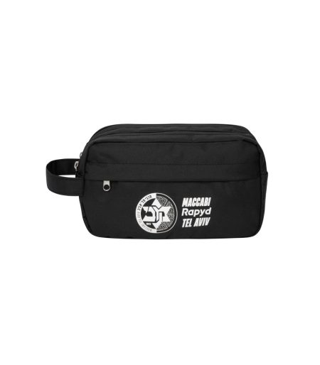 Maccabi Black Bathroom Bag