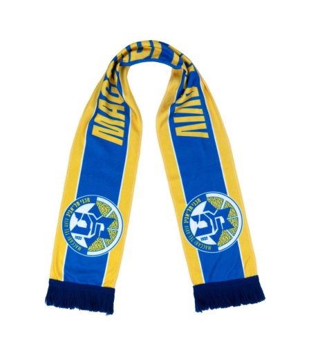 צעיף פליז דגם ''מכבי ת''א''