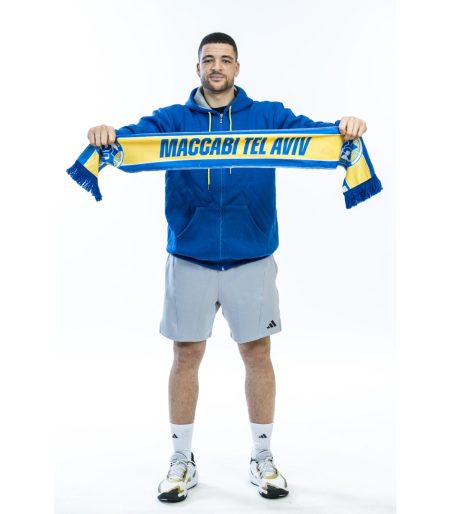 צעיף פליז דגם ''מכבי ת''א''